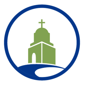 Kälviän seurakunnan logo.