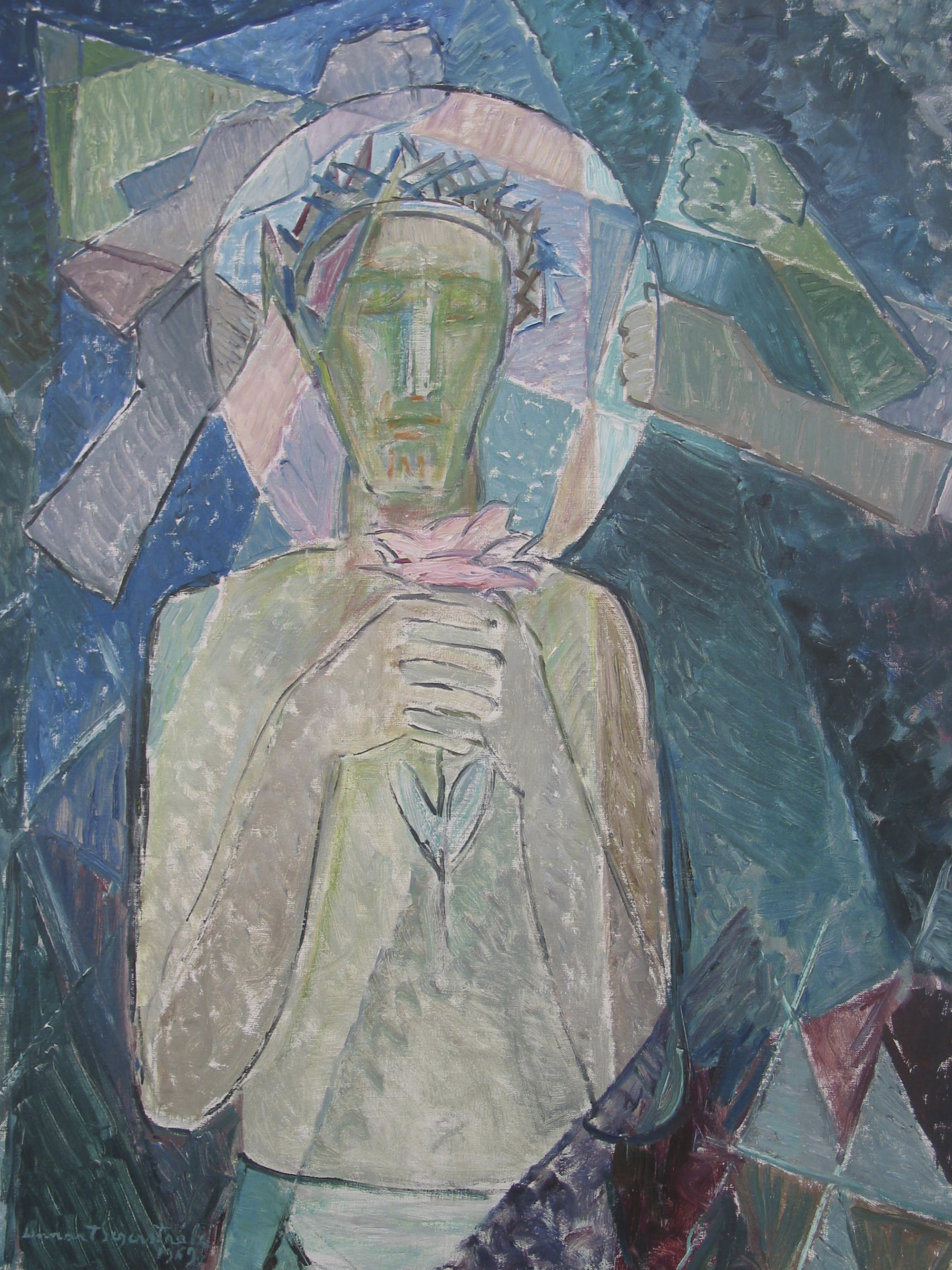 Vapahtaja - Försonaren
ölymaalaus/oljemålning 102 x 82 cm, 1969
